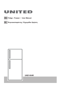 Manual United UND1454R Fridge-Freezer