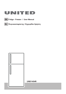 Handleiding United UND1454R Koel-vries combinatie