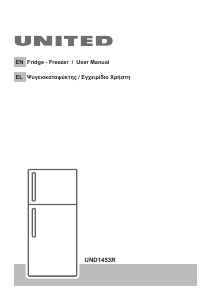 Manual United UND1453R Fridge-Freezer