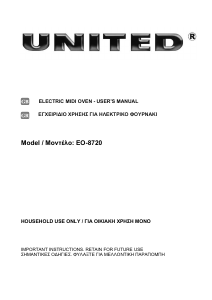 Manual United EO-8720 Oven