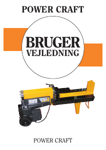 Bruksanvisning Power Craft 50500 Vedklyv