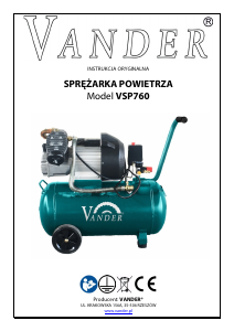 Instrukcja Vander VSP760 Kompresor