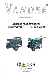 Instrukcja Vander VGP780 Generator