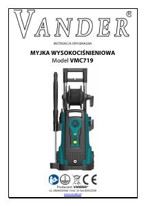 Instrukcja Vander VMC719 Myjka ciśnieniowa