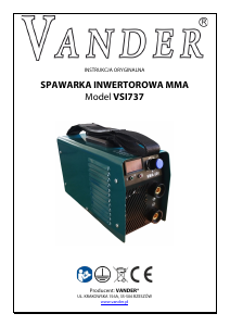 Instrukcja Vander VSI737 Spawarka