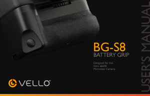 Handleiding Vello BG-S8 Battery grip