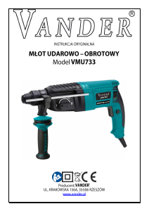 Instrukcja Vander VMU733 Młotowiertarka