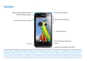 Instrukcja Philips Xenium W6500 Telefon komórkowy