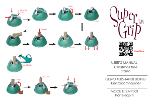 Mode d’emploi Super Grip Universal Support pour arbre de Noël