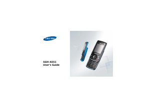 Manual Samsung SGH-A551 Mobile Phone