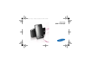 Manual Samsung SGH-F480T Mobile Phone