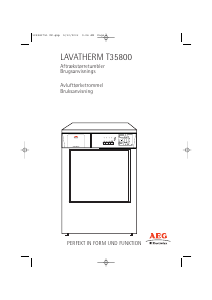 Brugsanvisning AEG-Electrolux T35800 Tørretumbler