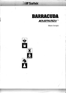Mode d’emploi Saitek Barracuda Kasparov Ordinateur d'échecs