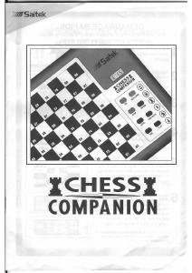 Mode d’emploi Saitek Chess Companion Ordinateur d'échecs