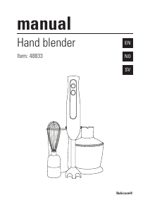 Manual Rubicson 48833 Hand Blender