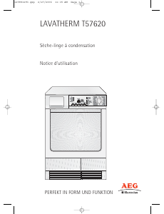 Mode d’emploi AEG-Electrolux T57620 Sèche-linge