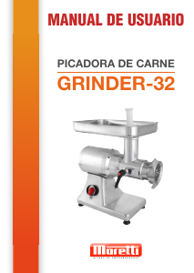 Manual de uso Moretti Grinder-32 Picadora de carne