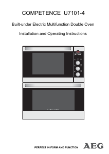 Manual AEG-Electrolux U7101-4-M Oven