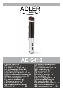 Manual Adler AD 6415 Sous-vide Stick