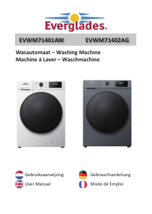 Manual Everglades EVWM71401AW Washing Machine