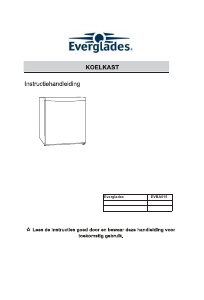 Manual Everglades EVBA0105 Refrigerator