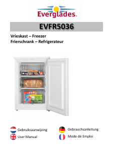 Manual Everglades EVFR5036 Freezer