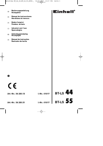 Manual de uso Einhell BT-LS 55 Cortadora de troncos
