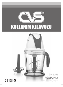 Kullanım kılavuzu CVS DN 3350 Rondomix Doğrayıcı