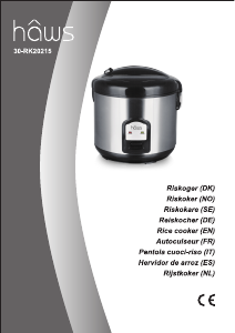 Manual Haws 30-RK20215 Rice Cooker