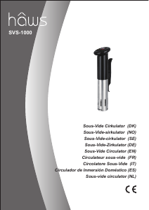 Bruksanvisning Haws SVS-1000 Sous vide-cirkulator