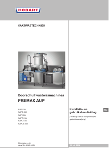 Handleiding Hobart AUP-90A Premax Vaatwasser