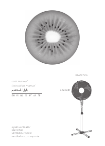 Handleiding Kiwi KFAN 7516 Ventilator