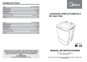 Manual de uso Midea MLTS13M2SGDW Lavadora