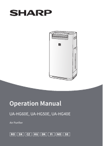 Manual Sharp UA-HG40E-L Purificator de aer