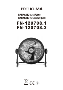 Kasutusjuhend Proklima FN-120708.1 Ventilaator