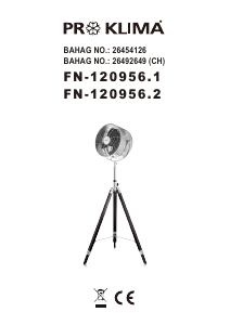 Kasutusjuhend Proklima FN-120956.1 Ventilaator