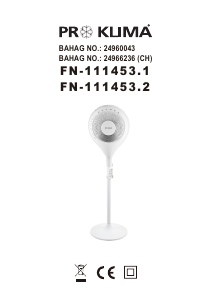 Kullanım kılavuzu Proklima FN-111453.2 Fan