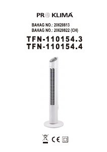 Kullanım kılavuzu Proklima TFN-110154.3 Fan