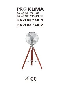 Priročnik Proklima FN-108740.2 Ventilator