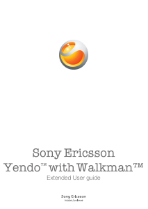 Manual Sony Ericsson Yendo Mobile Phone