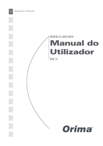 Manual de uso Orima ORM 107 Lavadora