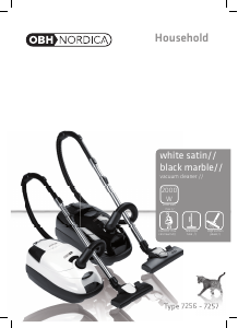 Manual OBH Nordica 7257 Black Marble Vacuum Cleaner