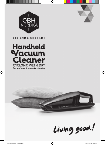 Manual OBH Nordica 7097 Cyclonic Handheld Vacuum