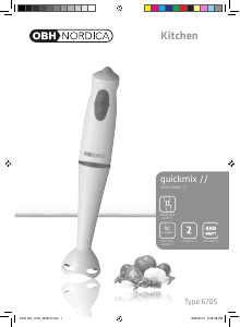 Manual OBH Nordica 6705 Quickmix Hand Blender