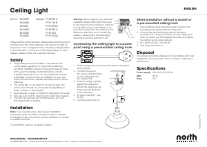Handleiding North Light 36-5599 Lamp