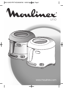 Manual de uso Moulinex AF135D10 Uno Freidora
