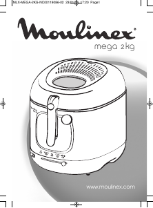 Manual de uso Moulinex AM480070 Mega Freidora