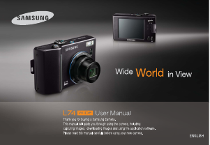 Manual Samsung L74 Wide S Digital Camera