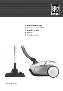 Manuale Simpex 23511 Aspirapolvere