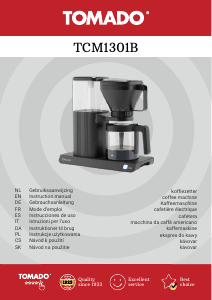 Instrukcja Tomado TCM1301B Ekspres do kawy